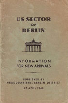 1946 Berlin Booklet Cover