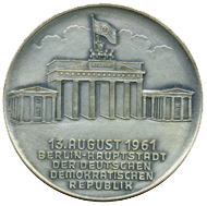 13 August 1961 Berlin Wall Commemorative Coin