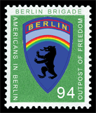 Berlin Brigade 1994 Cinderella Stamp