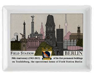 Berlin Skyline Monuments Cocktail Plate